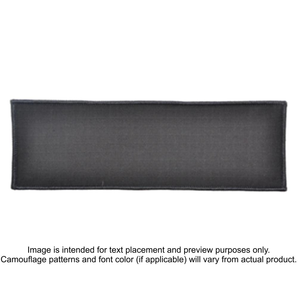 Tactical Gear Junkie Patches Black / Hook Fastener Custom Reflective Patch - 2x6