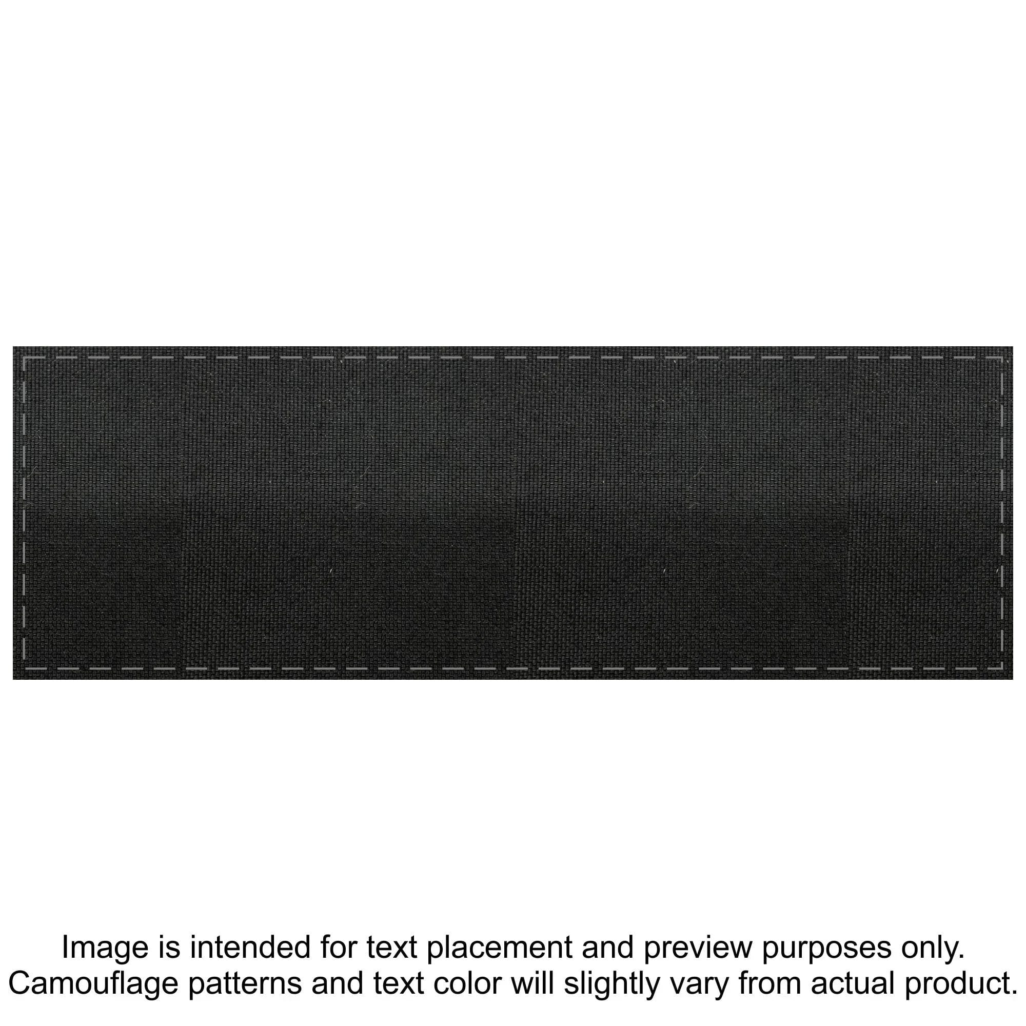 Tactical Gear Junkie Patches Black CORDURA® TROOPER Heat Press Vinyl - 3x9 CORDURA® Patch