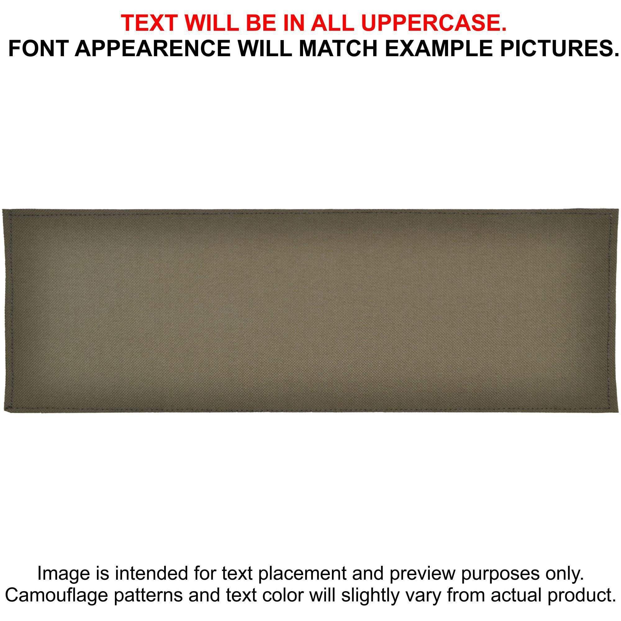 Tactical Gear Junkie Patches Ranger Green CORDURA® Custom Heat Press Vinyl - 3x9 CORDURA® Patch