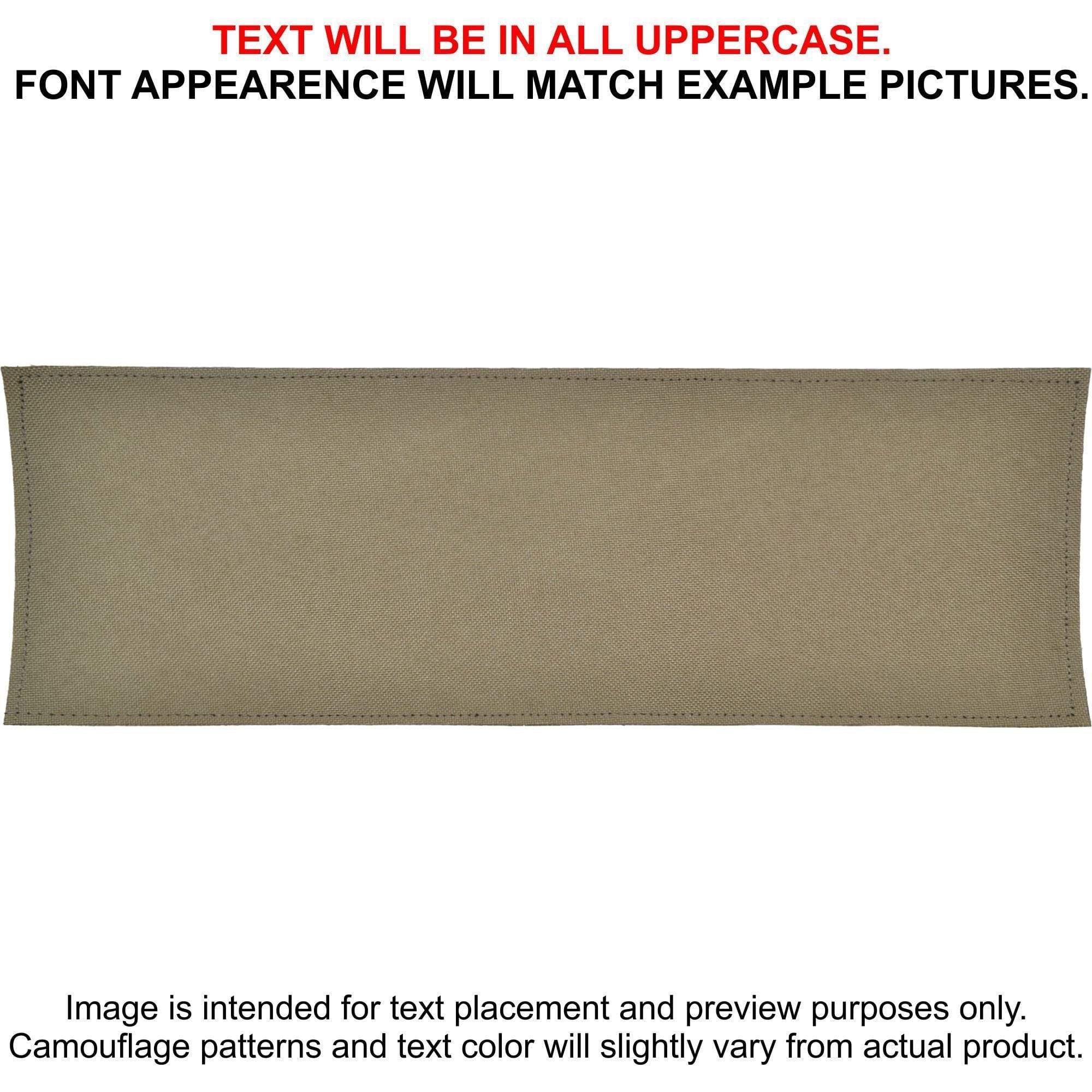 Tactical Gear Junkie Patches Tan 499 CORDURA® Custom Heat Press Vinyl - 3x9 CORDURA® Patch