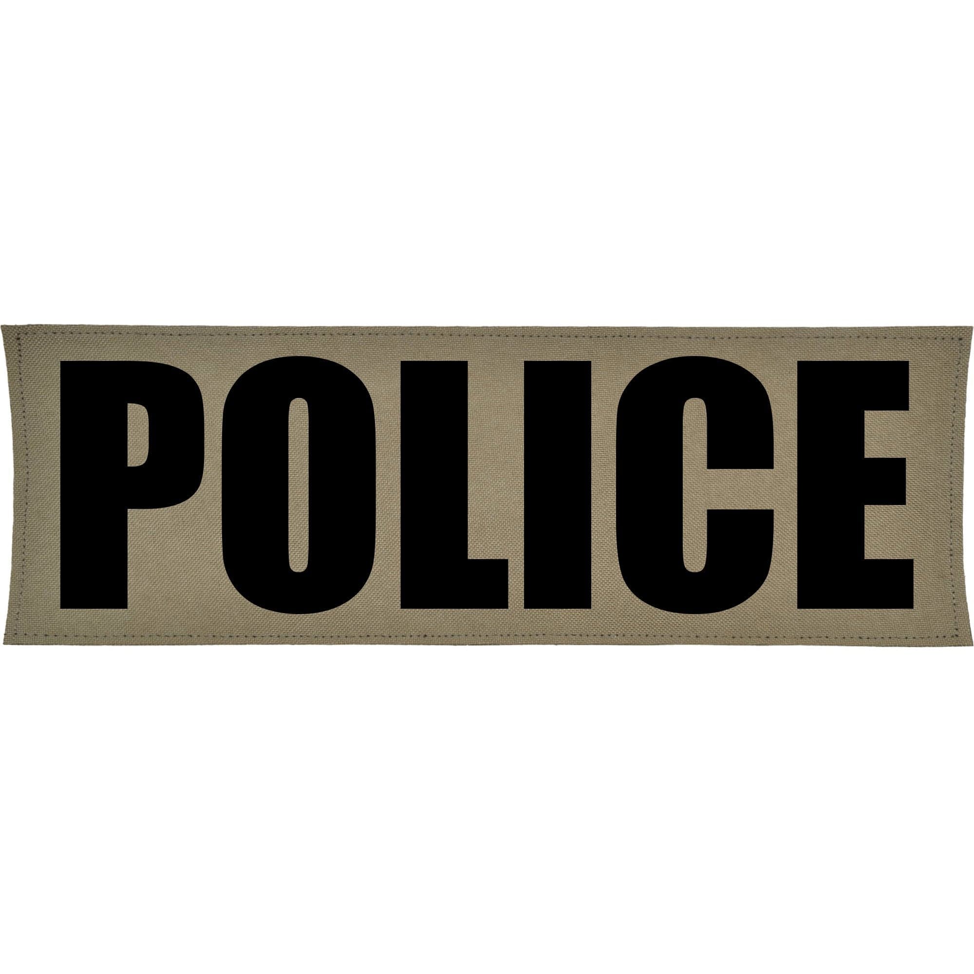 Tactical Gear Junkie Patches POLICE Heat Press Vinyl - 3x9 CORDURA® Patch