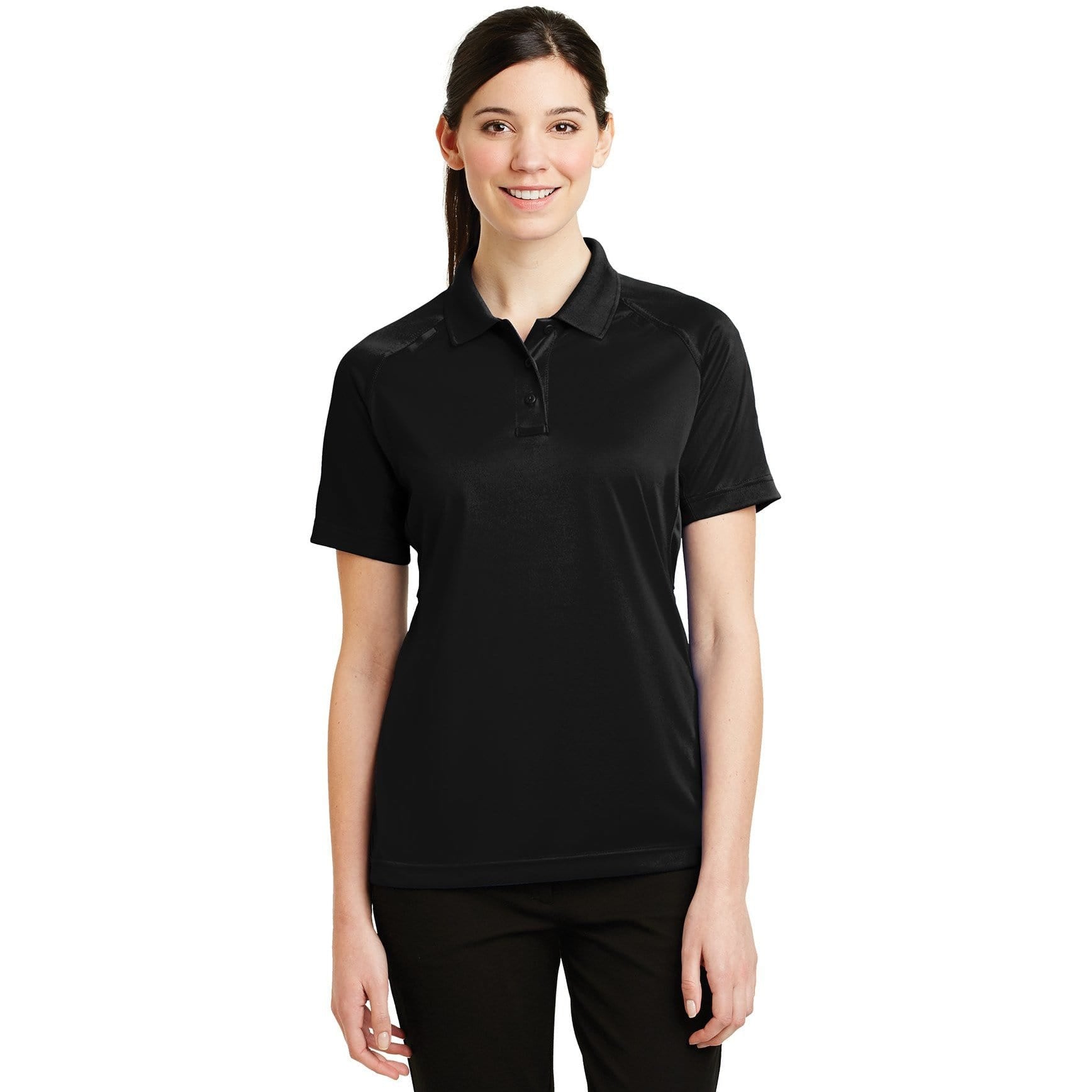CornerStone Apparel Black / XS CornerStone - Ladies Select Snag-Proof Tactical Polo