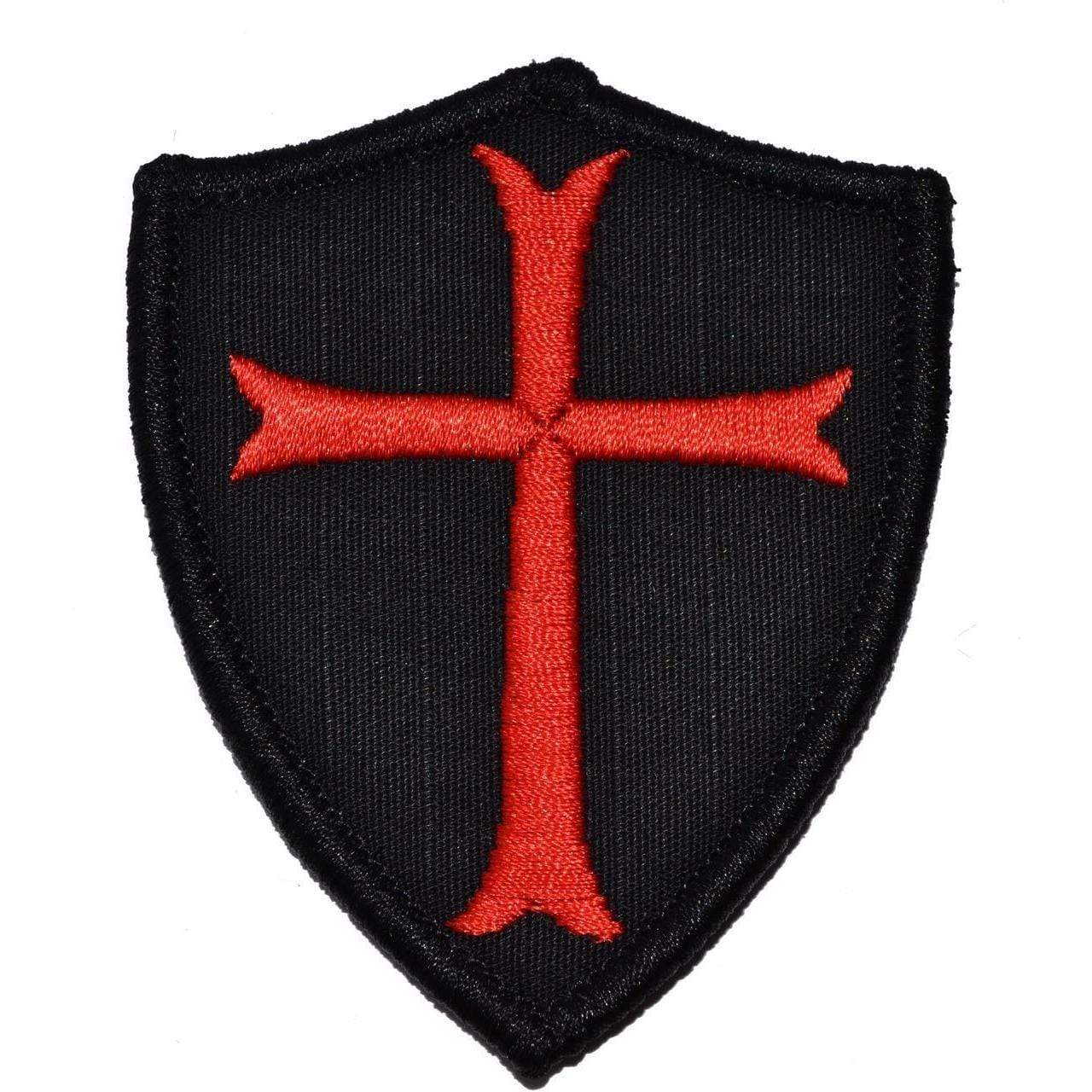 Tactical Gear Junkie Patches Black Knights Templar - 2.5x3 Shield Patch