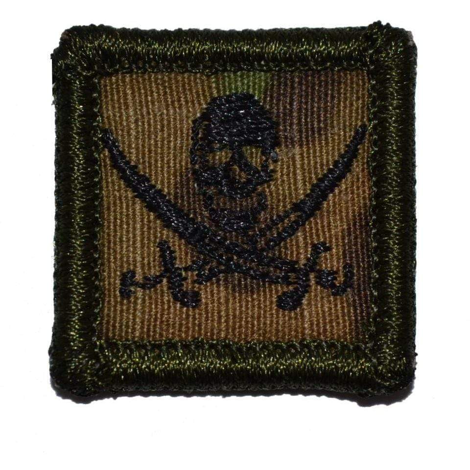 Tactical Gear Junkie Patches MultiCam Pirate Jolly Roger - 1x1 Patch