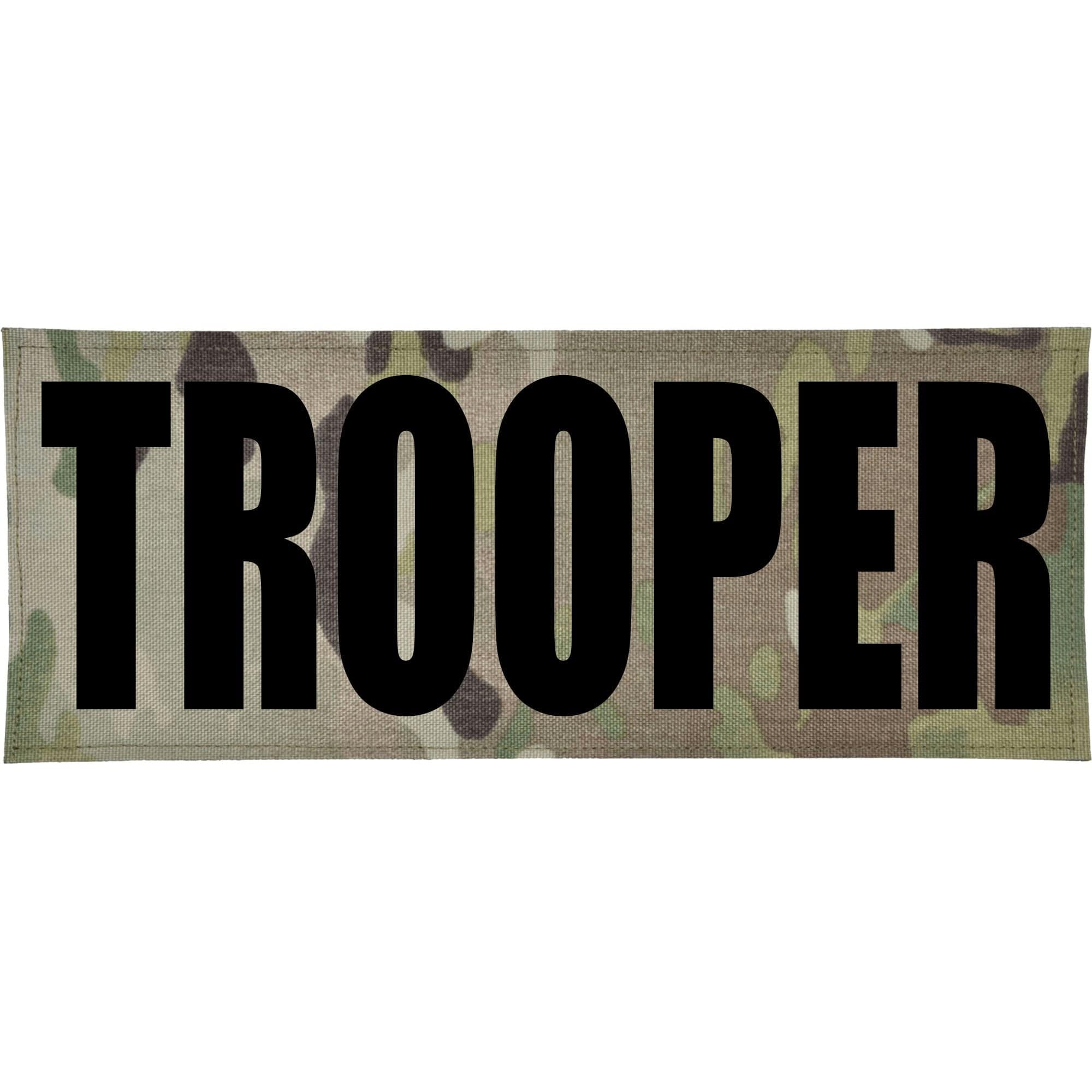Tactical Gear Junkie Patches TROOPER Heat Press Vinyl - 4x10 CORDURA® Patch