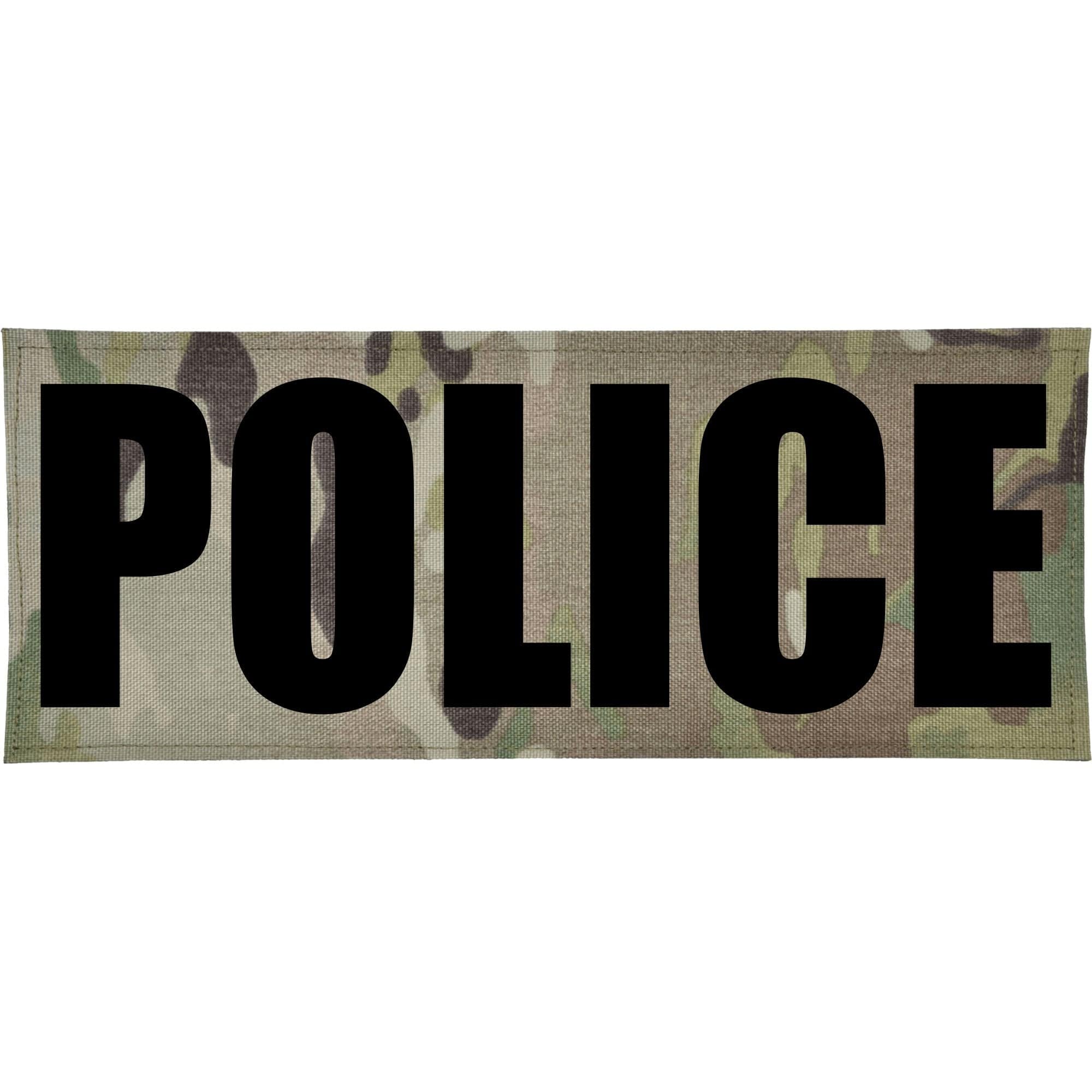 Tactical Gear Junkie Patches POLICE Heat Press Vinyl - 4x10 CORDURA® Patch