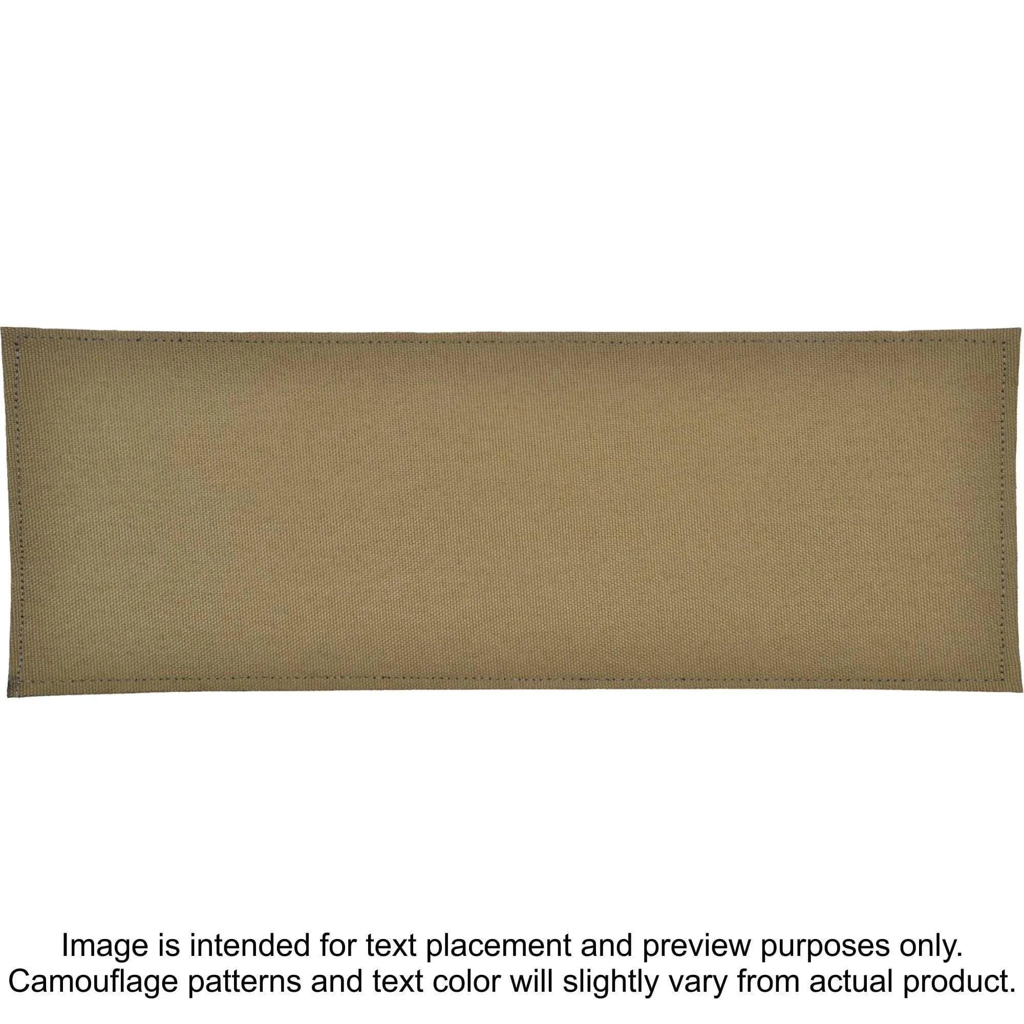 Tactical Gear Junkie Patches Coyote Brown CORDURA® TROOPER Heat Press Vinyl - 4x11 CORDURA® Patch