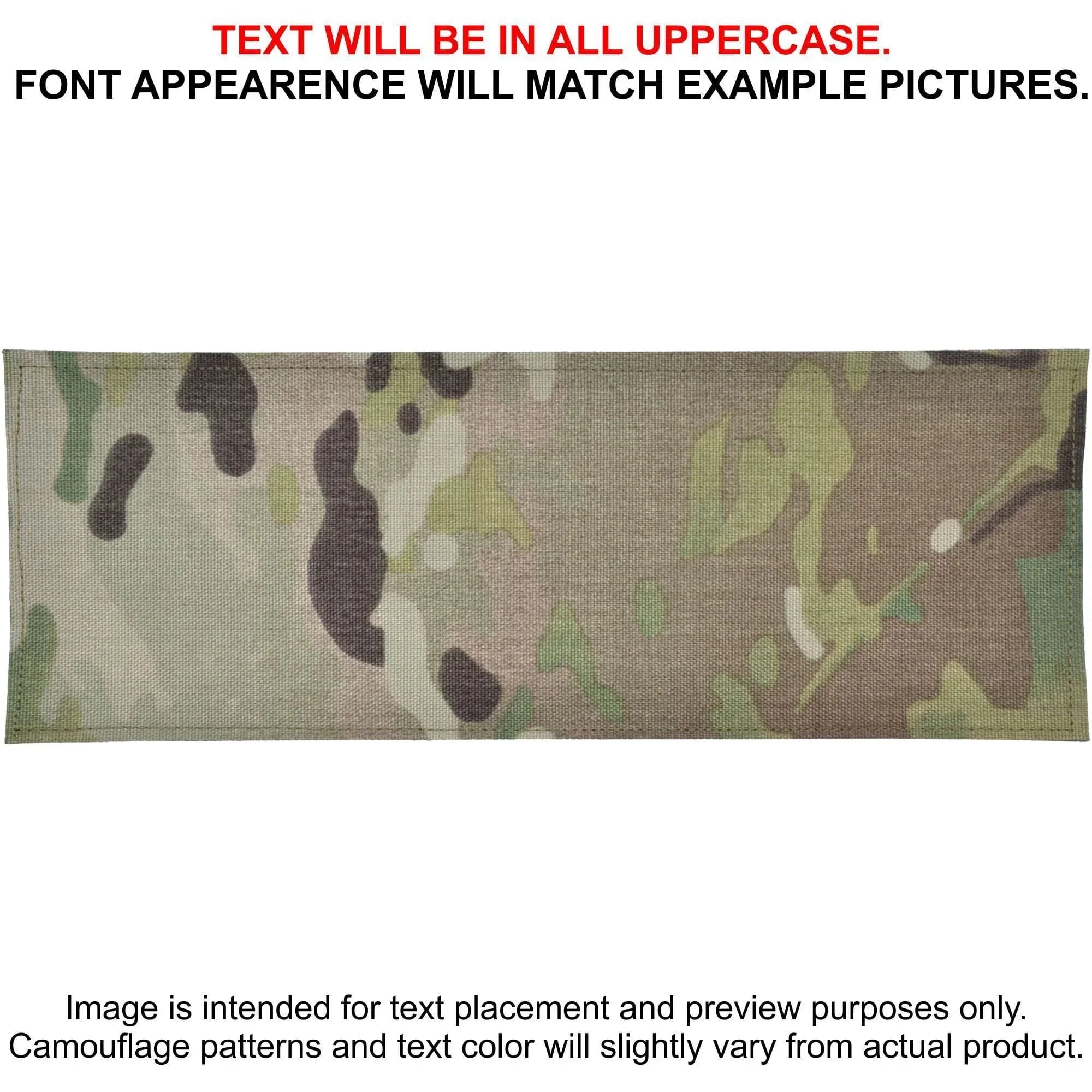 Tactical Gear Junkie Patches MultiCam CORDURA® Custom Heat Press Vinyl - 4x11 CORDURA® Patch