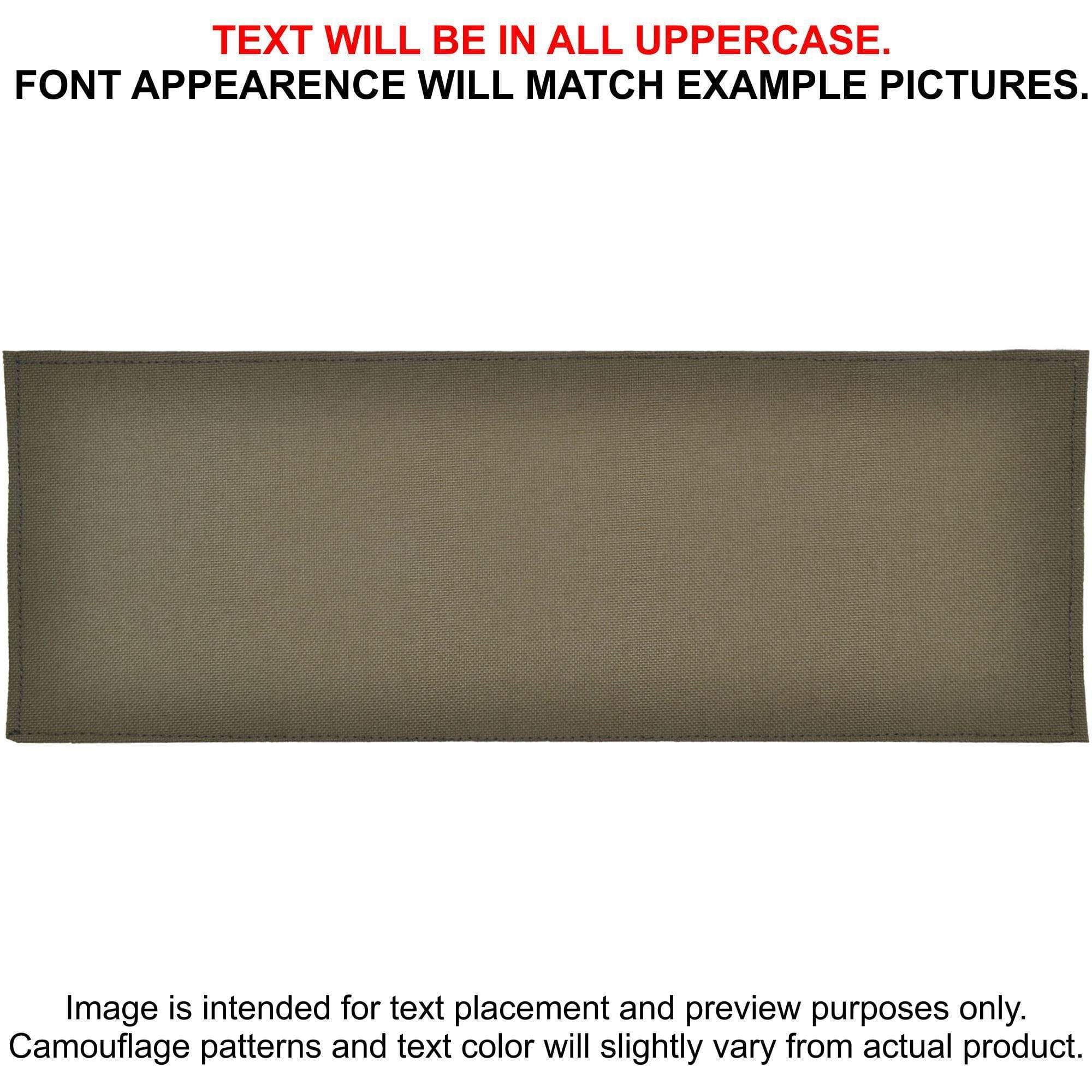 Tactical Gear Junkie Patches Ranger Green CORDURA® Custom Heat Press Vinyl - 4x11 CORDURA® Patch