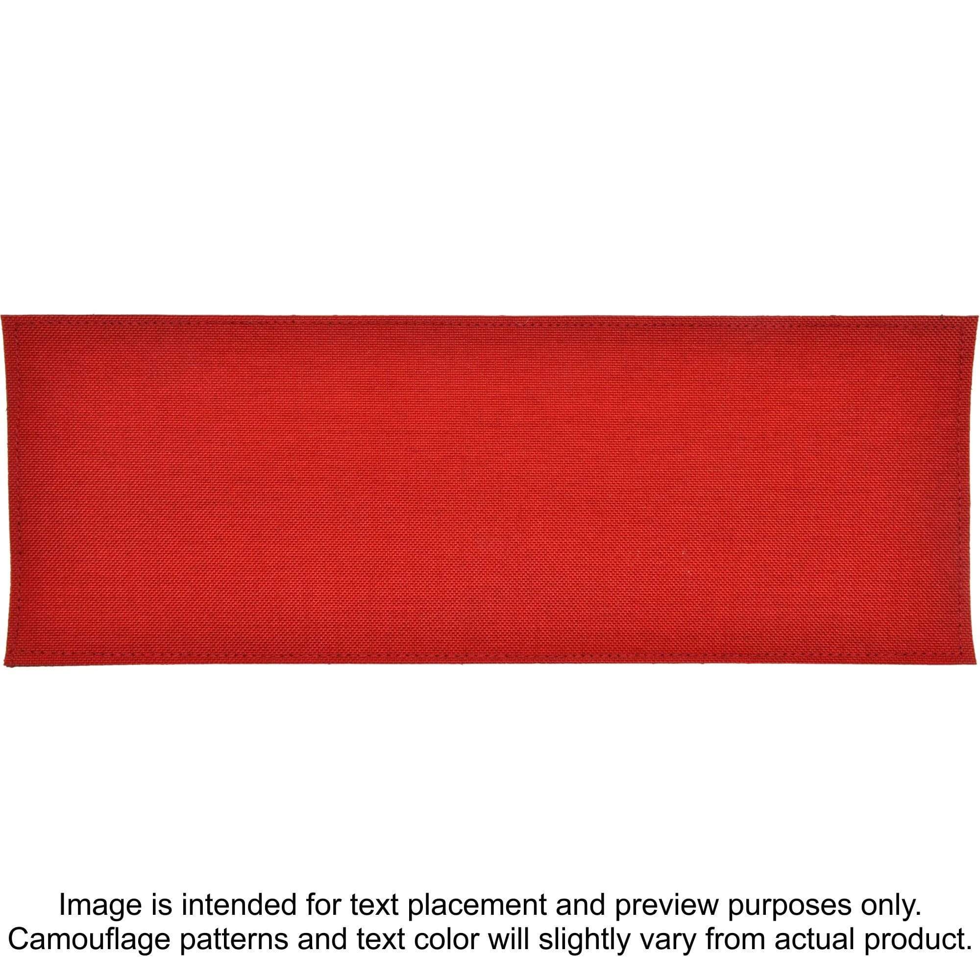 Tactical Gear Junkie Patches Red CORDURA® TROOPER Heat Press Vinyl - 4x11 CORDURA® Patch