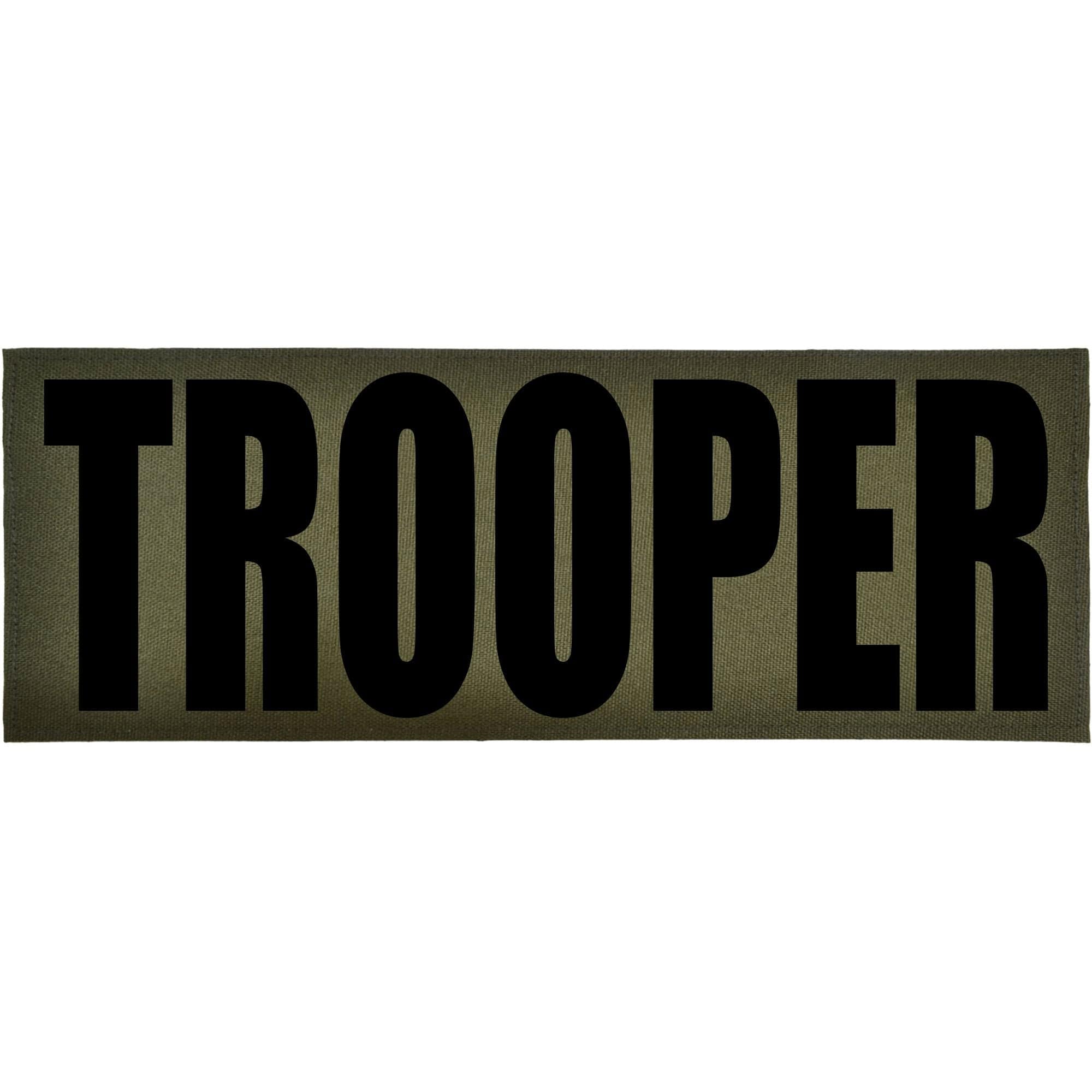 Tactical Gear Junkie Patches TROOPER Heat Press Vinyl - 4x11 CORDURA® Patch