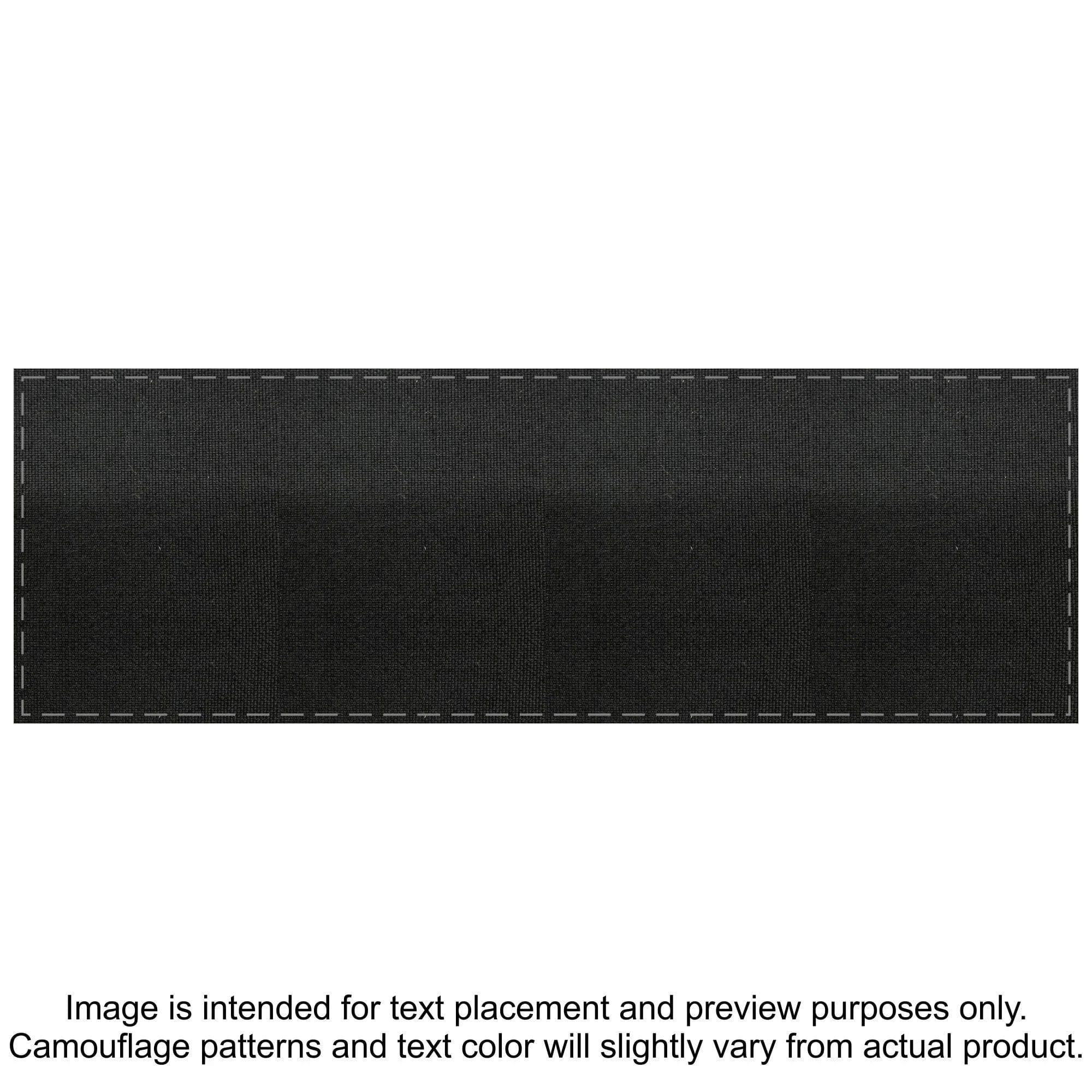 Tactical Gear Junkie Patches Black CORDURA® TROOPER Heat Press Vinyl - 4x12 CORDURA® Patch