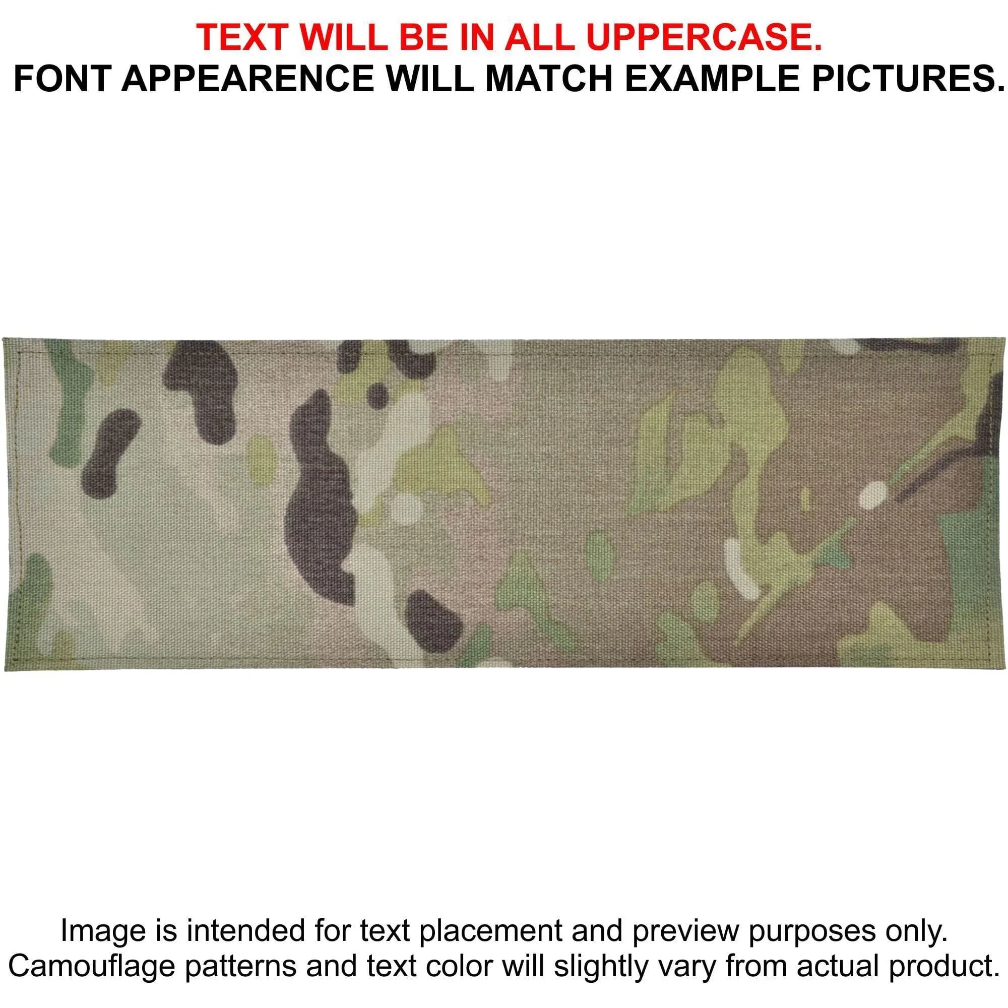Tactical Gear Junkie Patches MultiCam CORDURA® Custom Heat Press Vinyl - 4x12 CORDURA® Patch