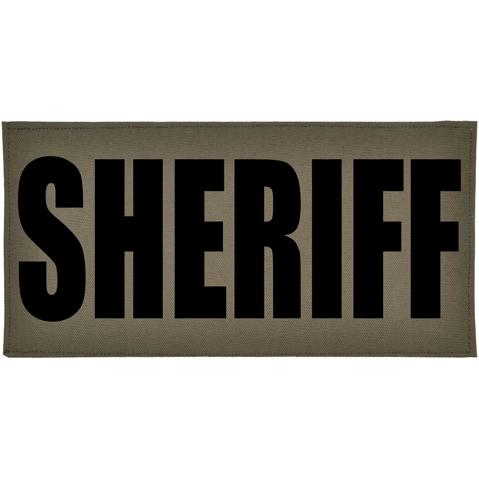 Tactical Gear Junkie Patches SHERIFF Heat Press Vinyl - 4x8 CORDURA® Patch