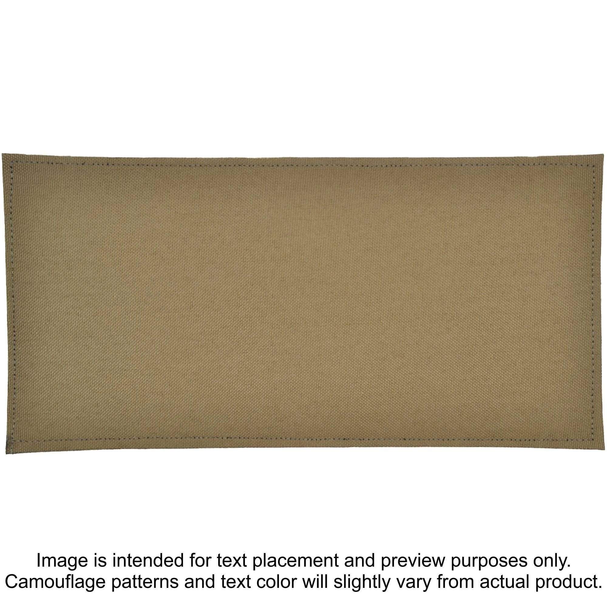 Tactical Gear Junkie Patches Coyote Brown CORDURA® POLICE Heat Press Vinyl - 4x8 CORDURA® Patch