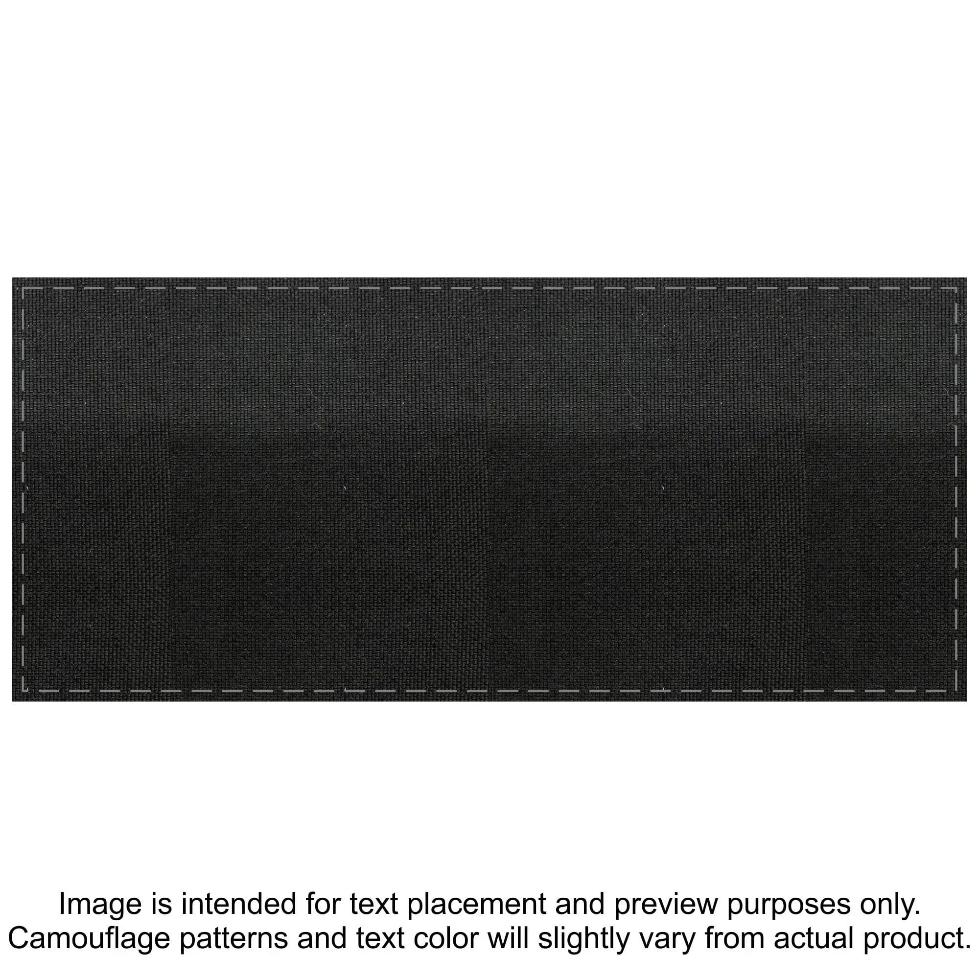 Tactical Gear Junkie Patches Black CORDURA® TROOPER Heat Press Vinyl - 4x9 CORDURA® Patch