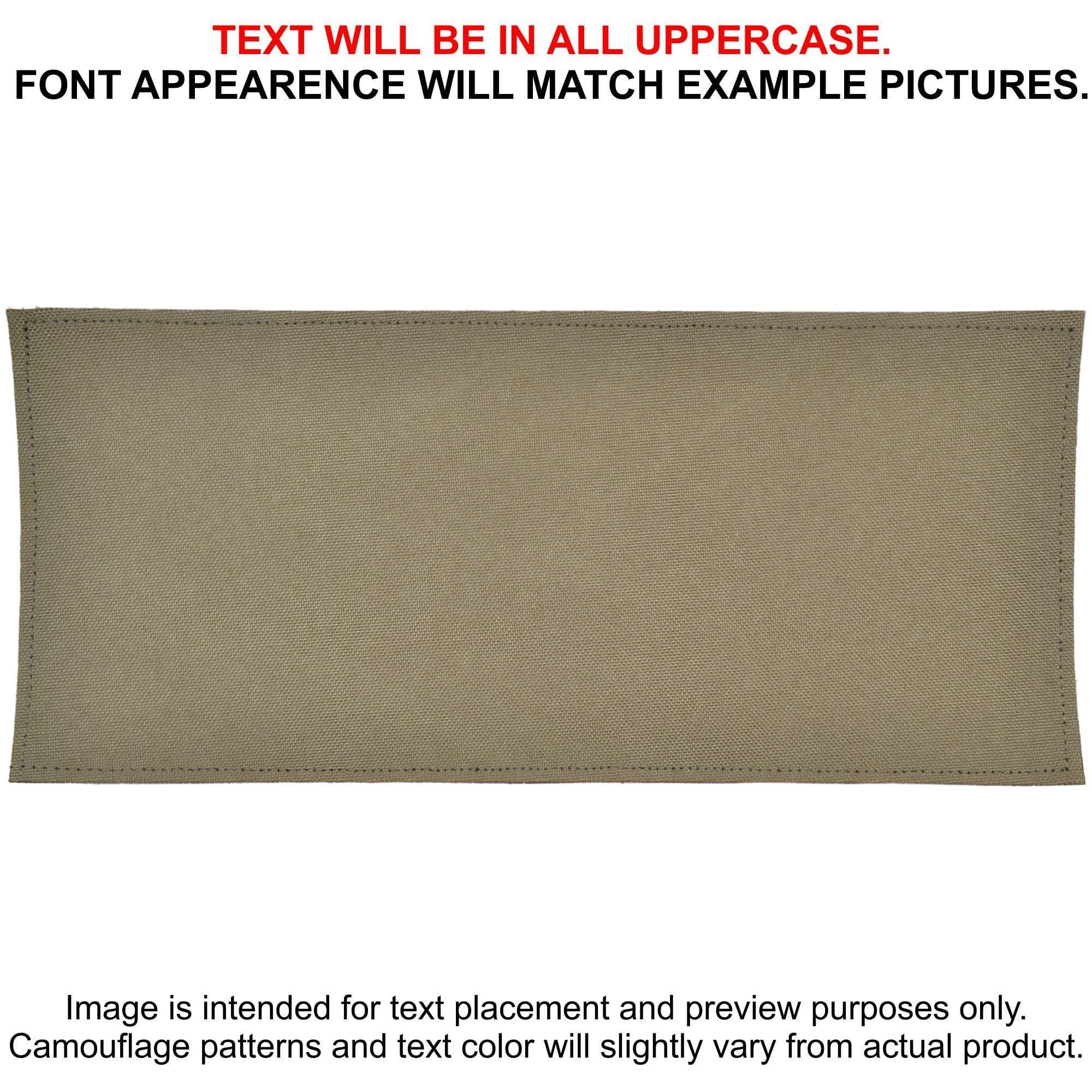 Tactical Gear Junkie Patches Tan 499 CORDURA® Custom Heat Press Vinyl - 4x9 CORDURA® Patch