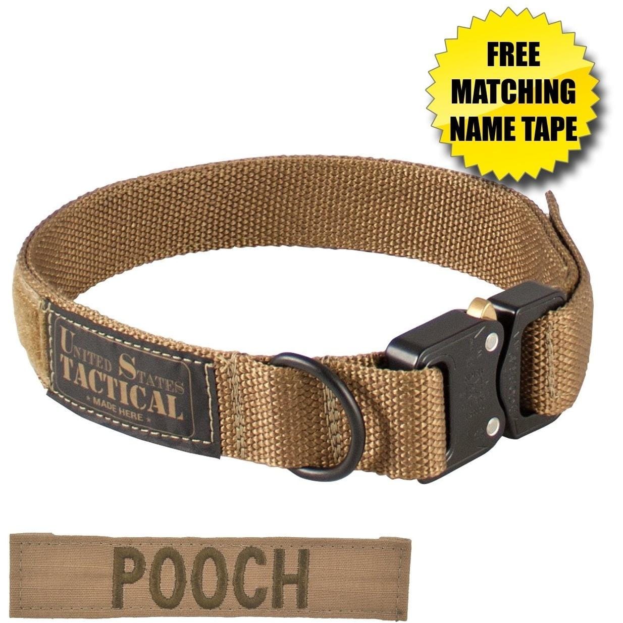 United States Tactical Tactical Gear United States Tactical Dog Collar with COBRA Buckle