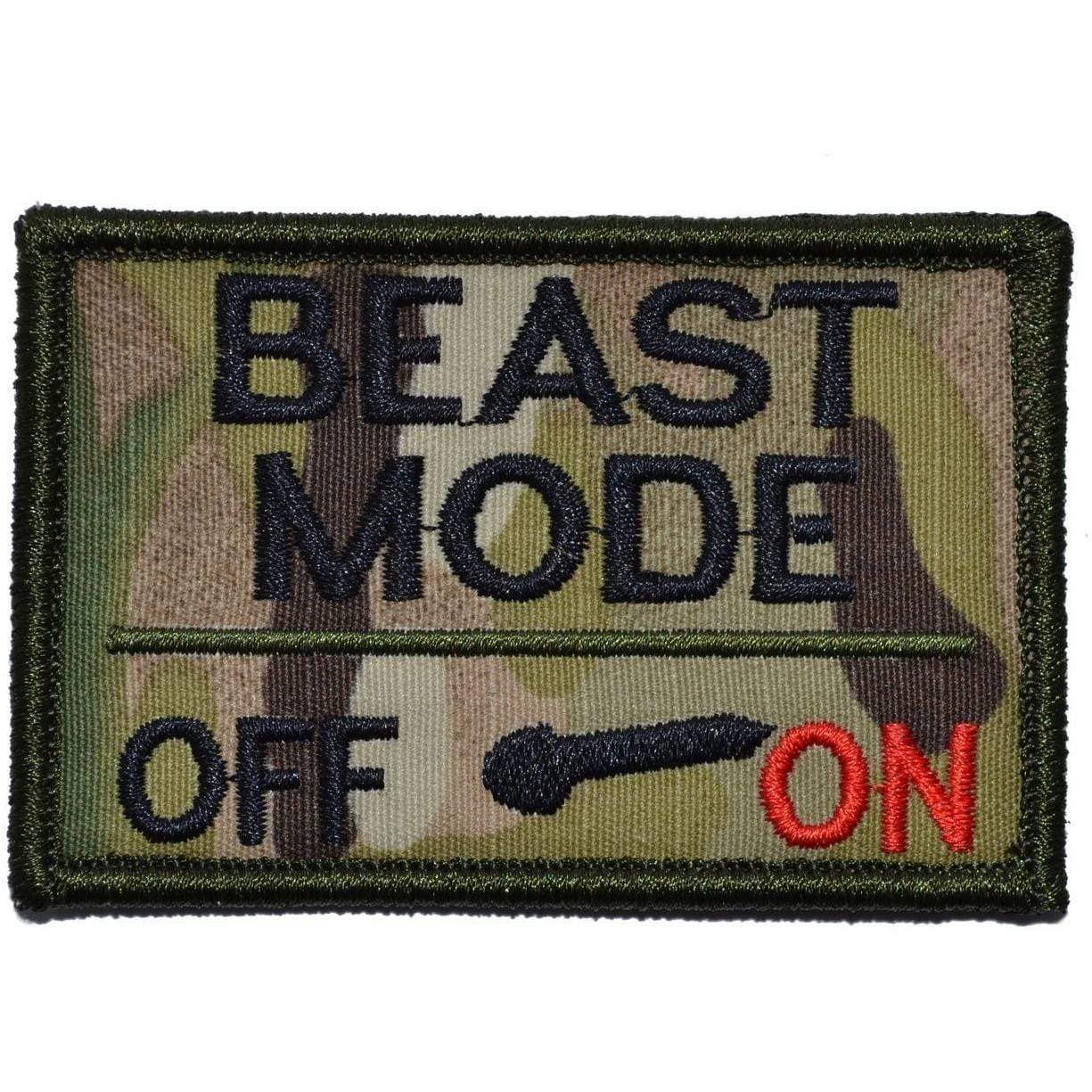 Tactical Gear Junkie Patches MultiCam BEAST MODE Activated - 2x3 Patch