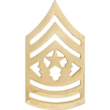 Other Rank CSM No-Shine Dress Metal Rank - Army