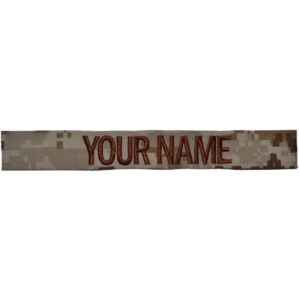 Tactical Gear Junkie Name Tapes Single Custom Name Tape - SEW ON - Desert Marpat