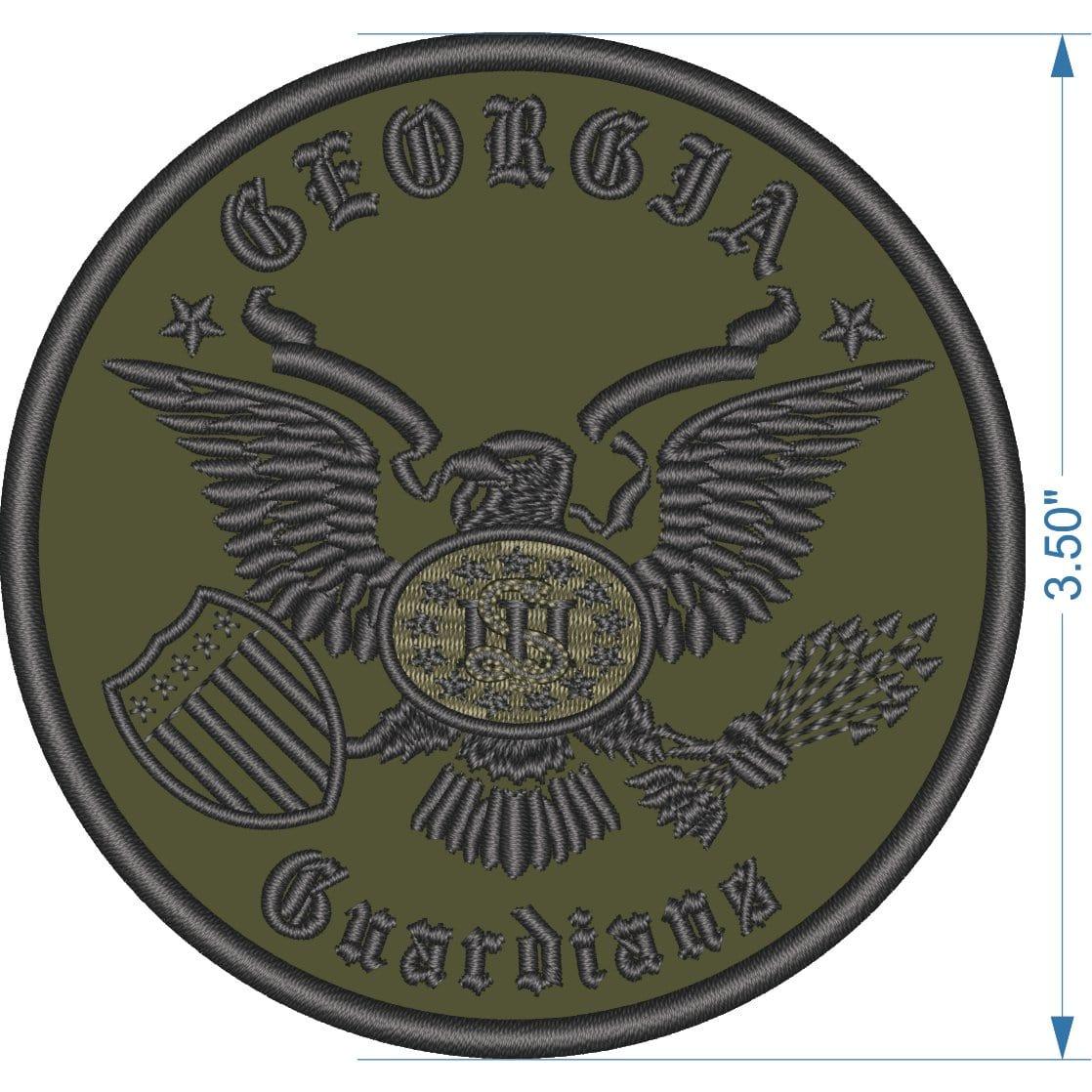 Other Random Stuff Georgia Guardians - 3.5 inch Patch - Olive Drab