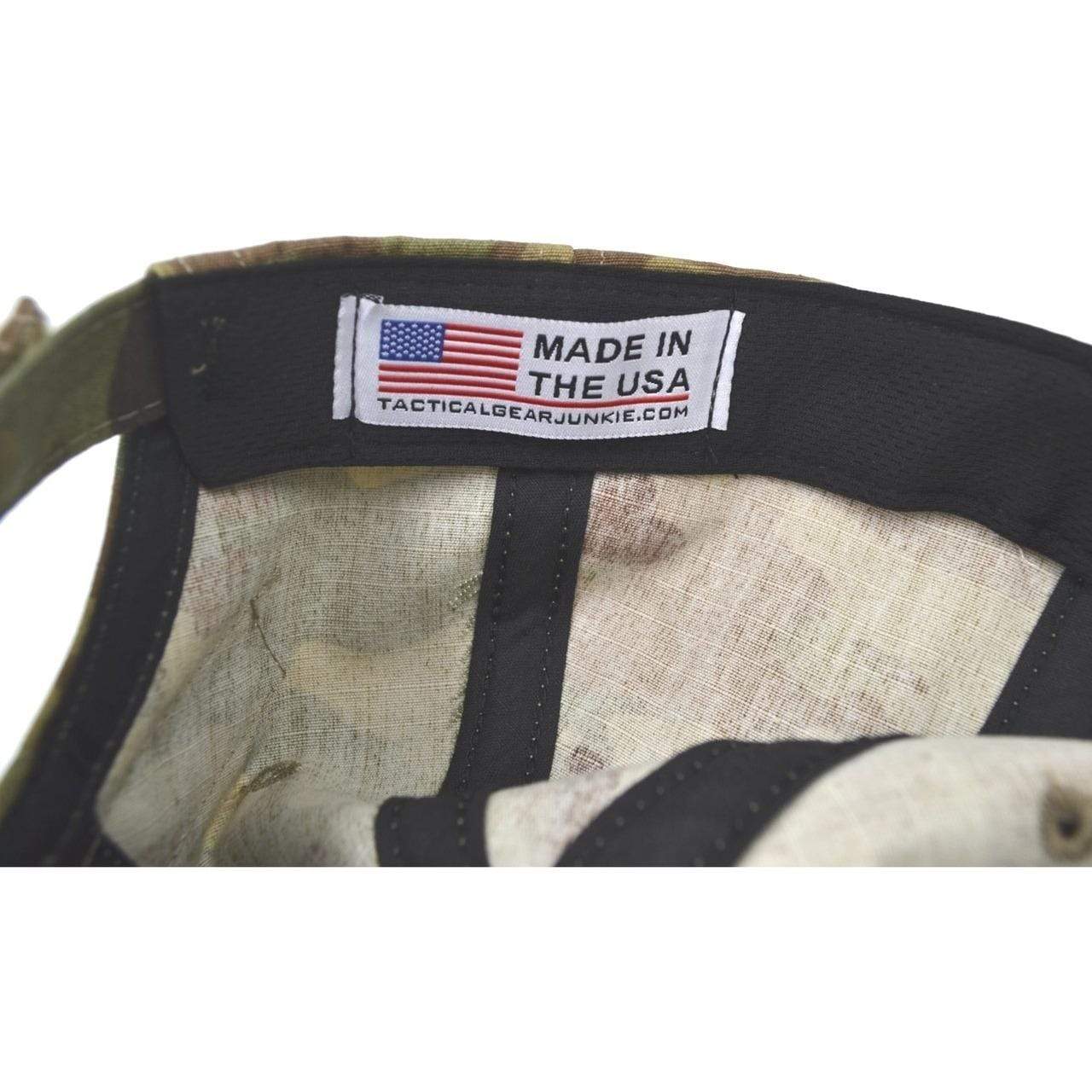 Tactical Gear Junkie Patches Tactical Gear Junkie American Made Tactical Operator Hat - with Custom 1x3.75 Patch