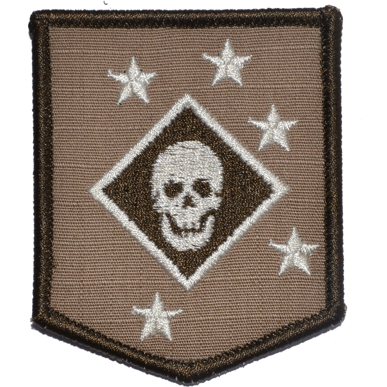Tactical Gear Junkie Patches Coyote Brown Marine Raider Battalion Thick Jaw Patch MarSOC - Shield Patch