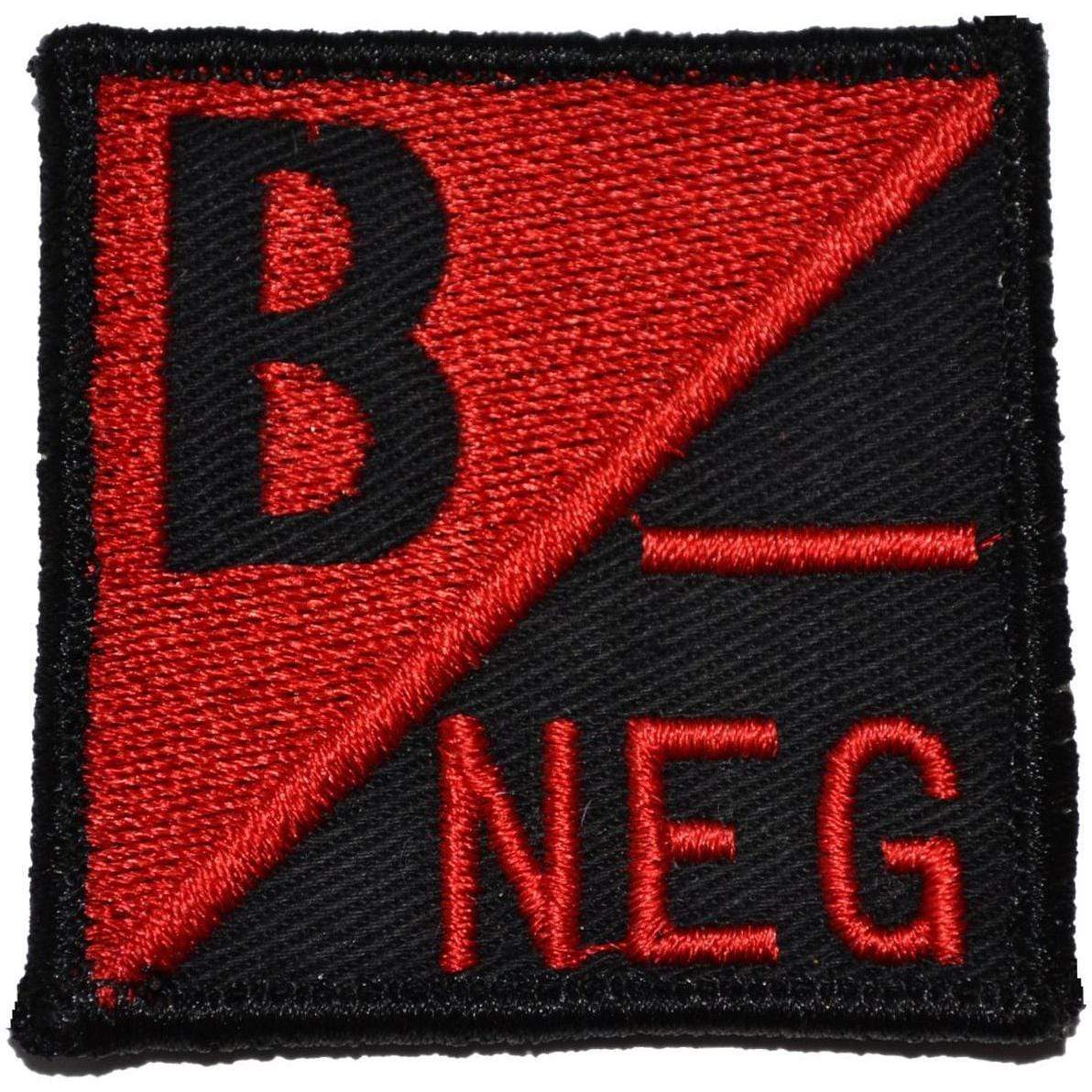 Tactical Gear Junkie Patches Blood Type - Solid - 2x2 Patch