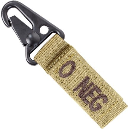 Condor Tactical Gear Condor Blood Type Keychain