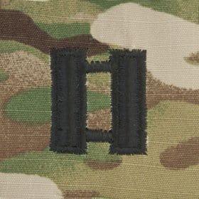 Tactical Gear Junkie Rank CPT Army Rank - SEW ON - 3-Color OCP