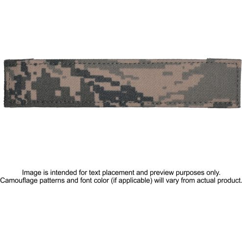 Tactical Gear Junkie Name Tapes Single Custom Name Tape w/ Hook Fastener Backing - ABU