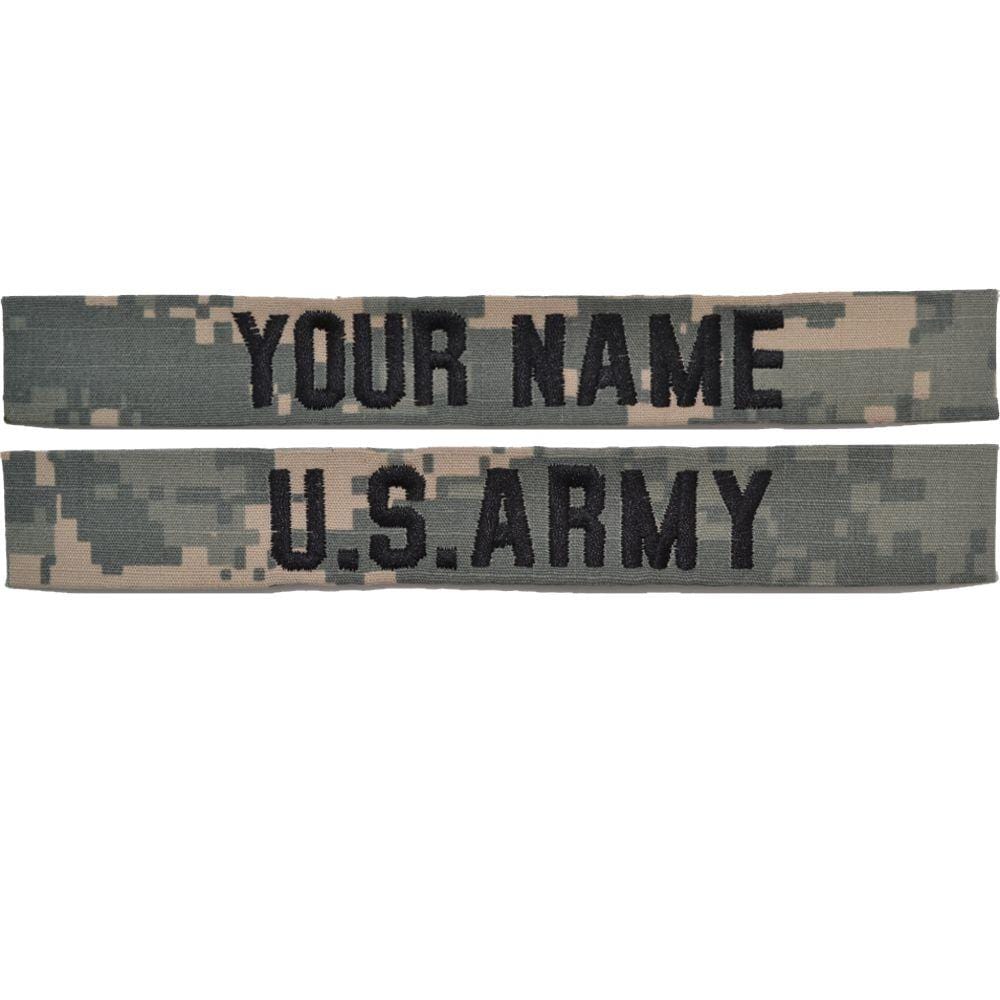 Custom Embroidery Name Patch, 2 pcs Personalized Military Number Tag  Customized 