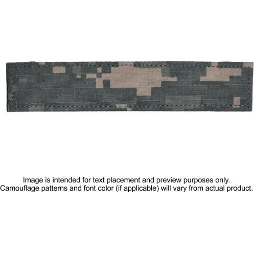 Tactical Gear Junkie Name Tapes Single Custom Name Tape w/ Hook Fastener Backing - ACU