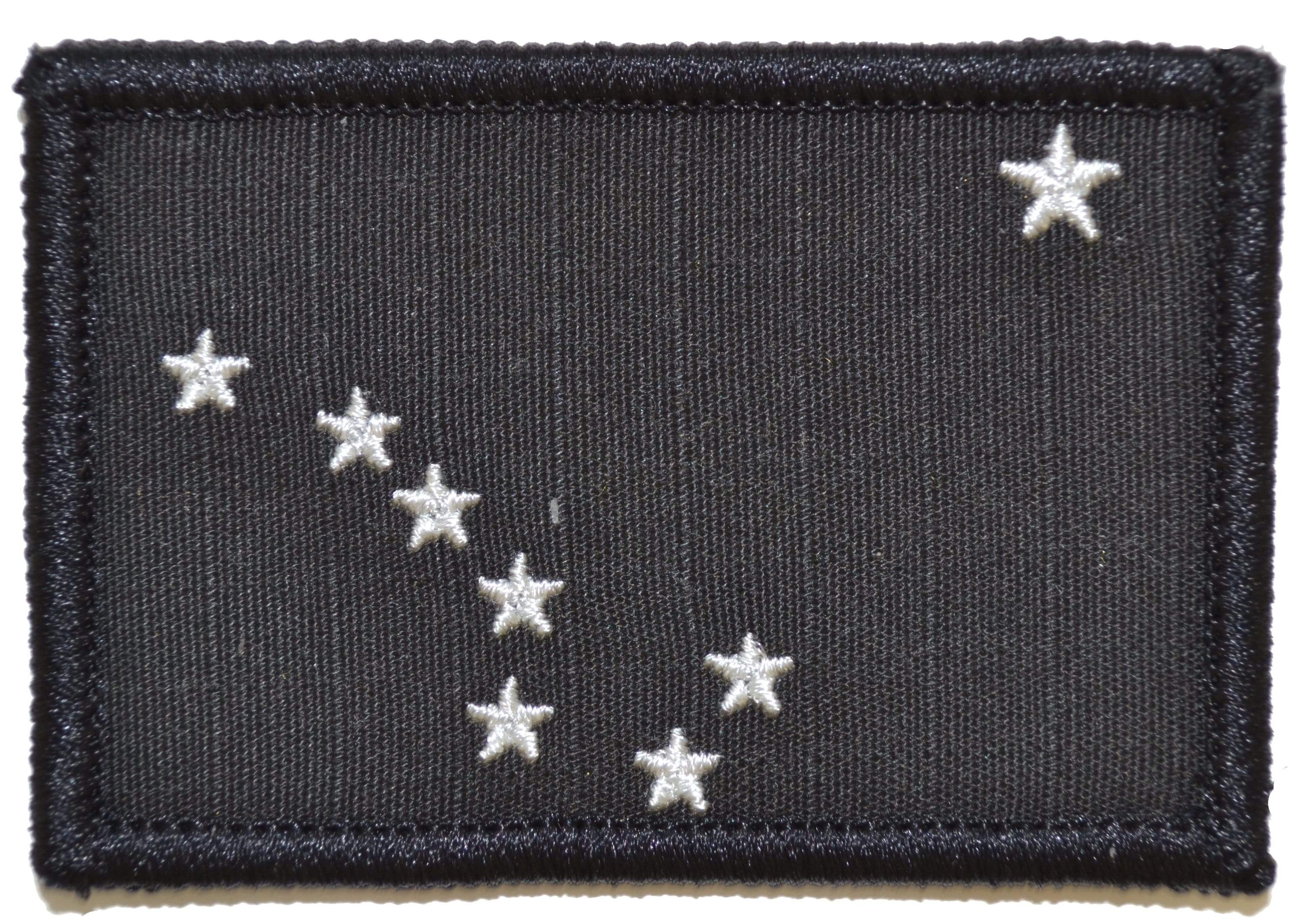 Tactical Gear Junkie Patches Black Alaska State Flag - 2x3 Patch