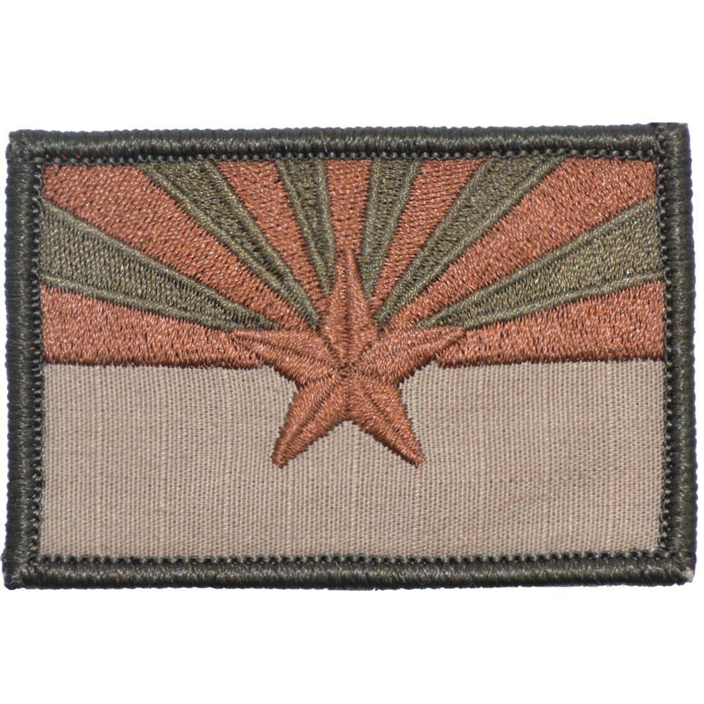 Tactical Gear Junkie Patches Coyote Brown Arizona State Flag - 2x3 Patch