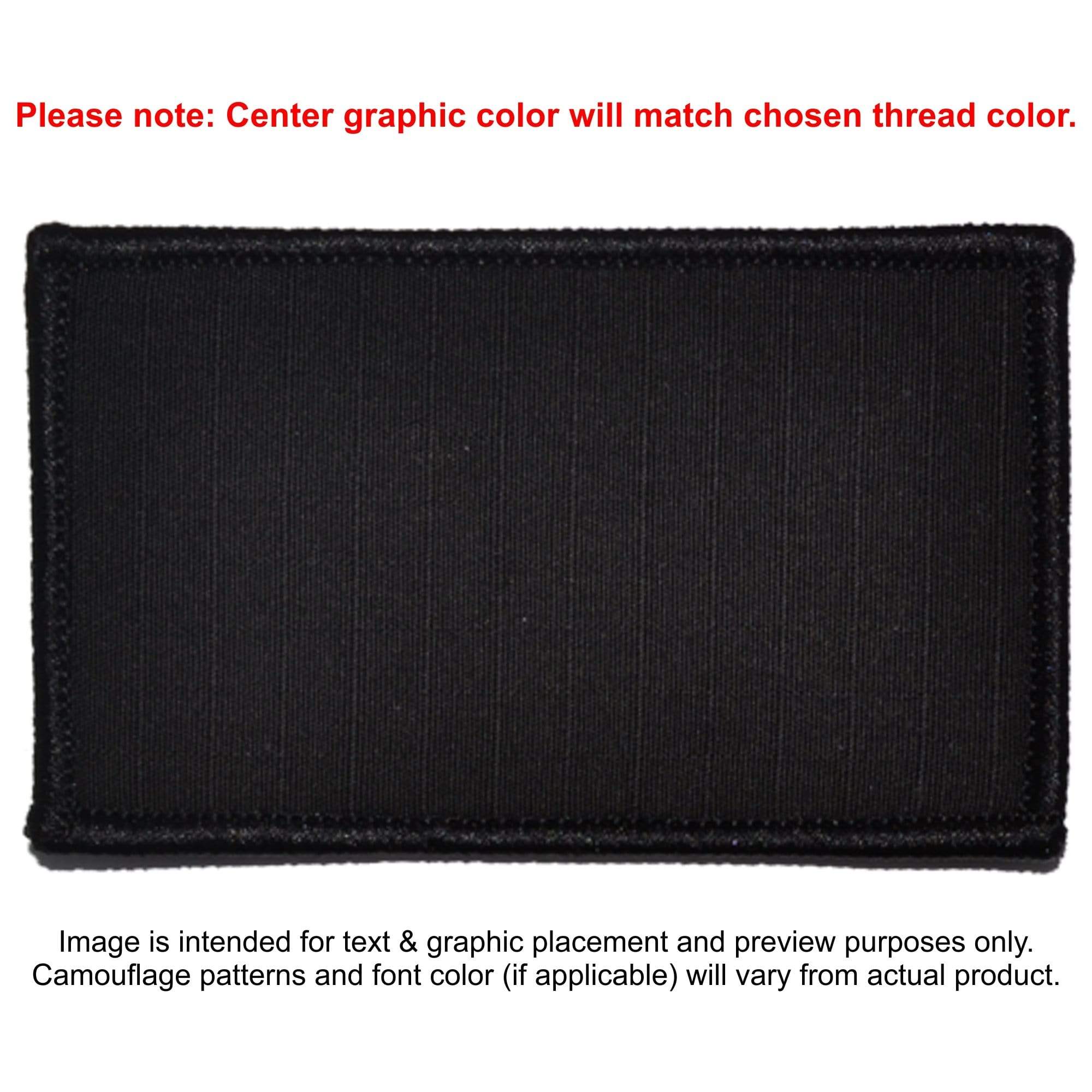 Tactical Gear Junkie Patches Black Custom Made Combat Plate Carrier Flak Patch - Custom Image