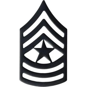 Other Rank SGM Subdued Black Metal Rank - Army
