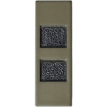 Other Rank WO2 Subdued Black Metal Rank - Army