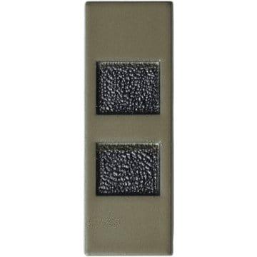 Other Rank WO2 Subdued Black Metal Rank - Army