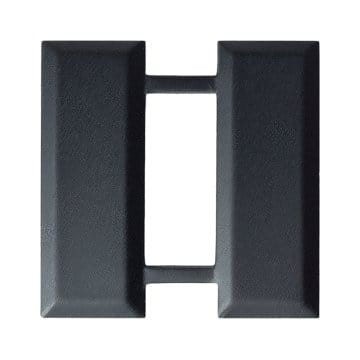 Other Rank CPT Subdued Black Metal Rank - Army