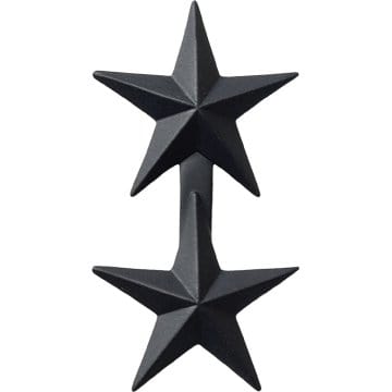 Other Rank MG - Point to Center Subdued Black Metal Rank - Army