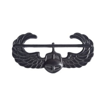 Tactical Gear Junkie Skill Badges Air Assault Subdued Skill Badge - Pin-On- Black Metal