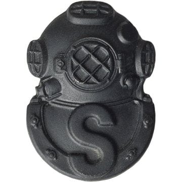 Tactical Gear Junkie Skill Badges Salvage Diver Subdued Skill Badge - Pin-On- Black Metal