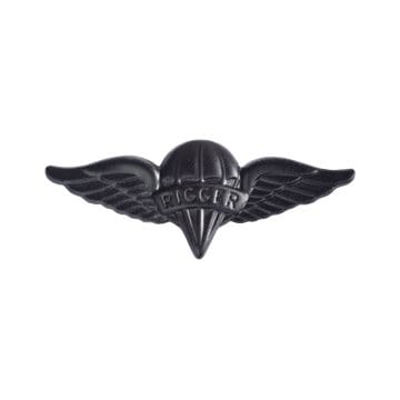 Tactical Gear Junkie Skill Badges Pararigger Subdued Skill Badge - Pin-On- Black Metal