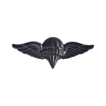 Tactical Gear Junkie Skill Badges Pararigger Subdued Skill Badge - Pin-On- Black Metal