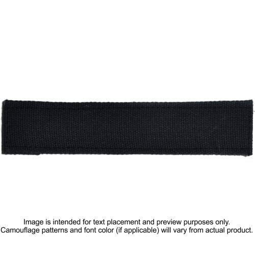 1 Black Cotton Webbing