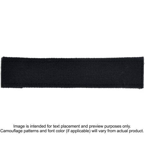 Tactical Gear Junkie Name Tapes Hook Fastener Nylon/Cotton Webbing Custom Name Tape - Black