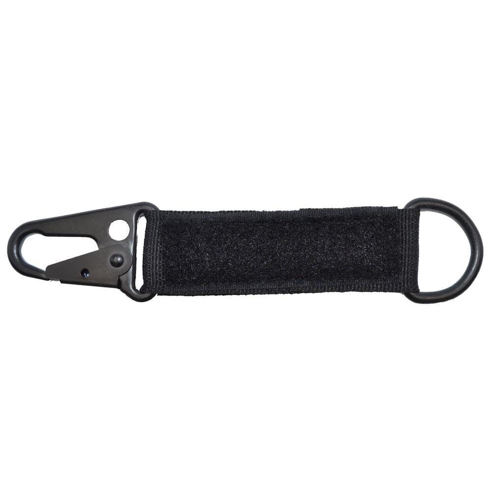 Tactical Gear Junkie Accessories Black HK 3'' Loop Keychain with D-Ring - American Made