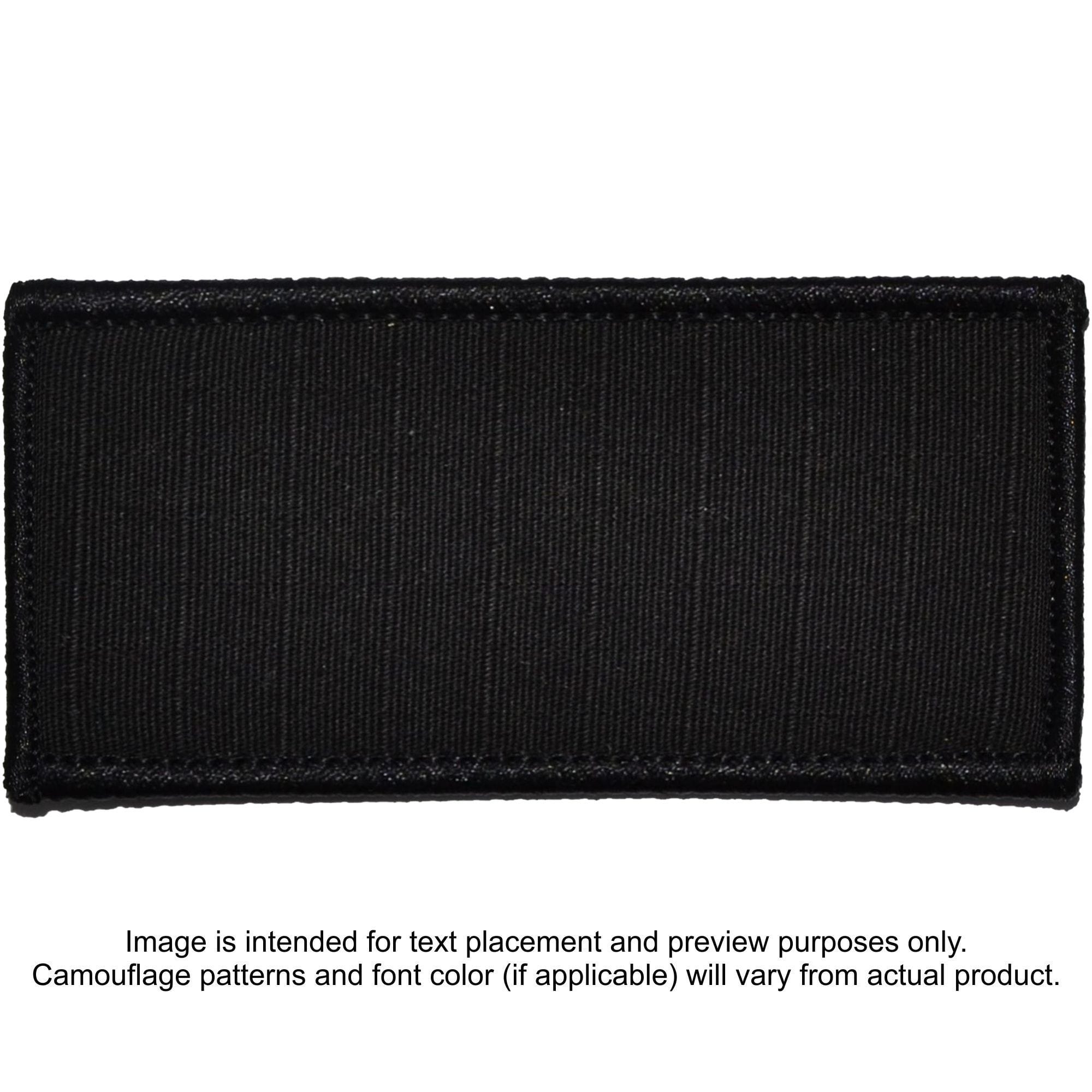 Tactical Gear Junkie Patches Black Custom Plate Carrier Text Patch - 4x8